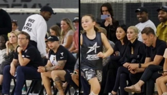 Kanye West Rocks 'White Lives Matter' Shirt Court Side At North's Basketball Game, Kim Kardashian Reportedly Stayed Far Away From Him