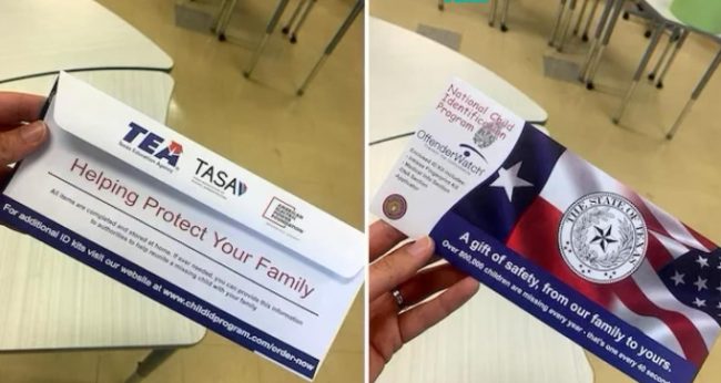 Texas Schools Are Asking If Parents Would Like Their Child's DNA Stored For Easier ID In Event Of A Massacre