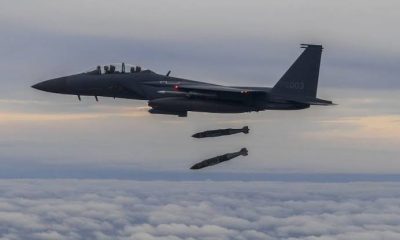 U.S. Military & South Korea Fires Missiles In Response To North Korea Firing Missiles Over Japan