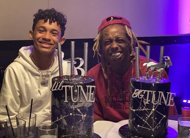 Lil Wayne's 14-Year-Old Son Dwayne Carter III Impressed Fans With His Rapping Skills