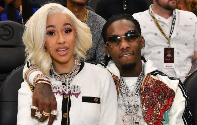 Cardi B And Offset Passed Out Candy This Morning At Kulture's School