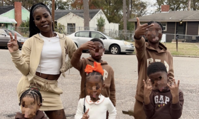 Single Mother Goes Viral On Facebook After Posting Family Pics Of Her Kids Holding Guns & Throwing Gang Signs