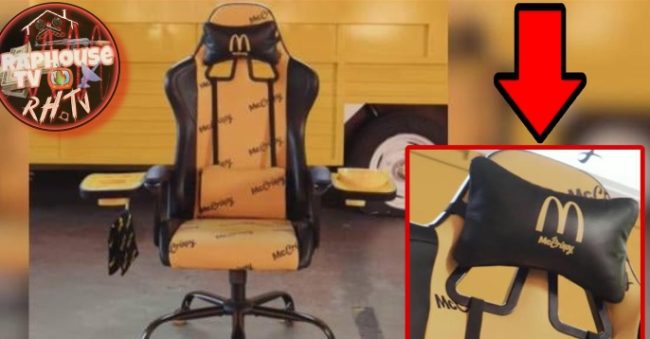 McDonald's Make Four Limited Edition Gaming Chairs That Feature Fry Holders For Simultaneous Gaming & Snacking