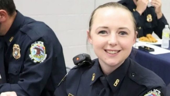 Married Blonde Officer Allowed Black Cops To Run Train On Her In Station