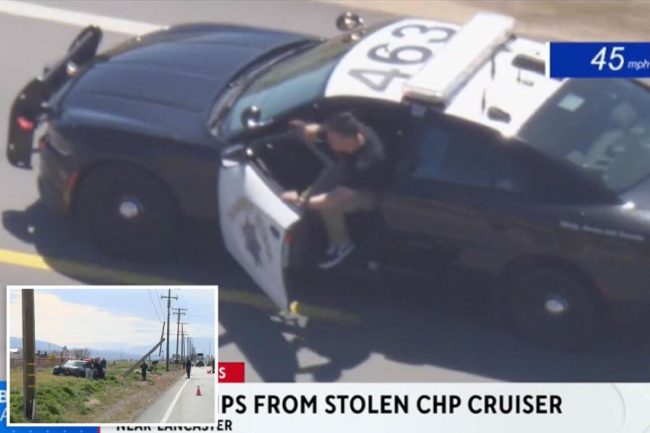 California Man Who Carjacked A Police Cruiser Died After He Jumped Out The Vehicle During A High-Speed Pursuit
