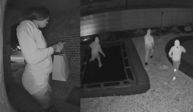 Woman Pretends To Be DoorDash Delivery Driver While Others Try To Break Into Home From Backyard