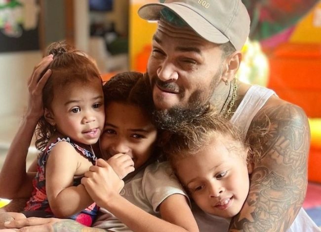 Chris Brown Shares Adorable Pics With His 3 Kids 