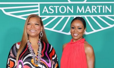 Queen Latifah & Wife Eboni Nichols Attend The Launch Of New Aston Martin DB12 In France