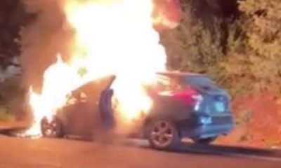 Arizona Hero Pulls Two Kids From Burning Car Seconds Before It Explodes