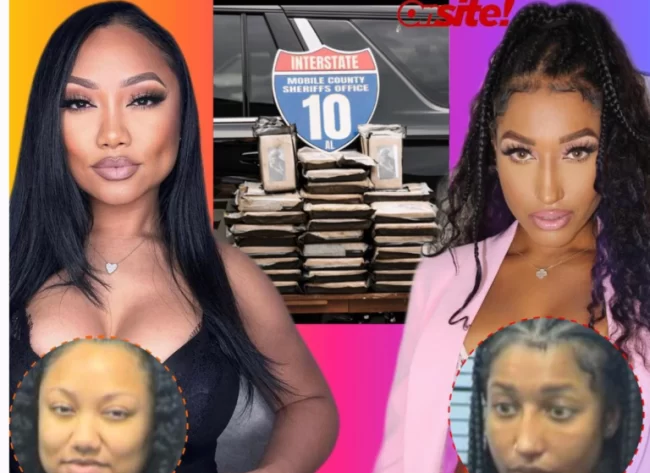Two beautiful young Instagram models were caught allegedly trying to smuggle at least $2 million worth of cocaine. Police say that the alleged narcotics were seized during a traffic stop in Alabama. The Mobile County Sheriff’s Office said Melissa Dufour, of Miramar, Florida, and Racquelle Anteola, of Van Nuys, California, were arrested for trafficking cocaine. Both women are reportedly popular Instagram models.