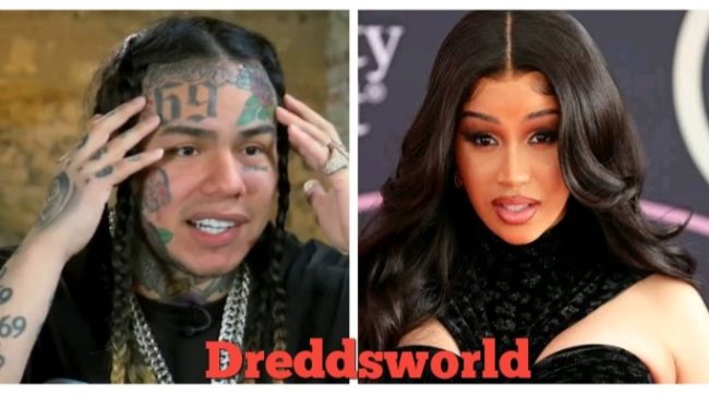 6ix9ine Says He Only Had Problems With Cardi B Because Of His Ex Girlfriend