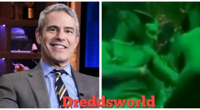 Bravo’s Andy Cohen Spotted In NYC Club Getting Intimate With Two Black Men