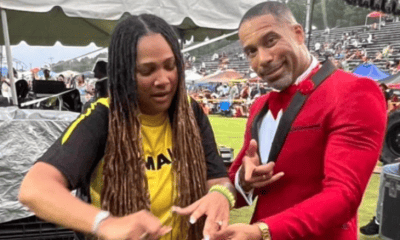 Monie Love Says 'Yes' To Her Now Fiance Rezell