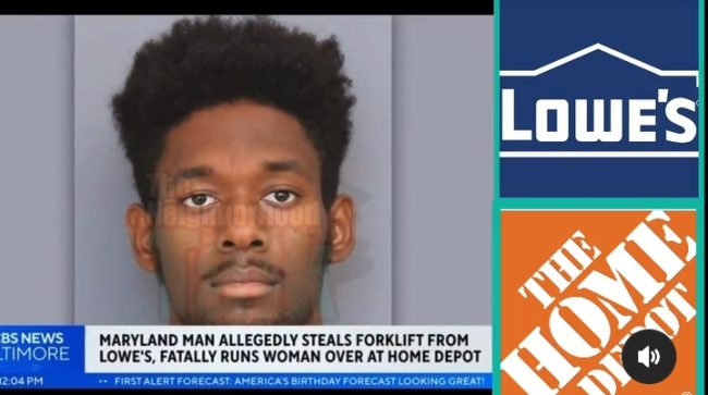 Man Allegedly Steals Forklift From Lowe's & Fatally Runs Over Woman At Parking Lot