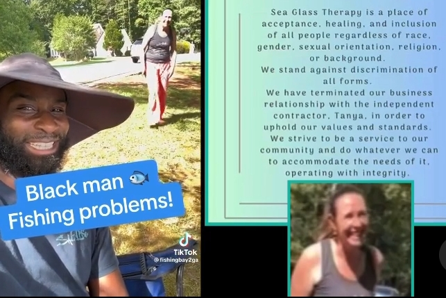 White Therapist Fired After Harassing A Black Man For Fishing