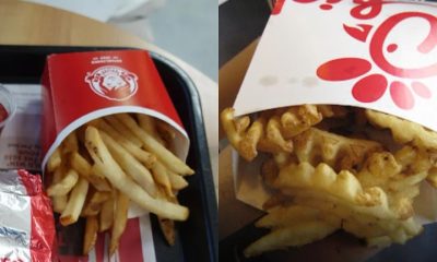 Investigation Reveals Wendy's & Chick-fil-A Restaurants Are Selling Medium Sized Fries That Weighs Less Than A Small For More Money