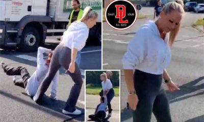 Woman Drags Activist By The Hair To Stop Her From Blocking Traffic