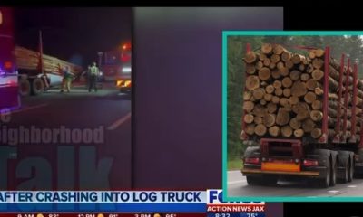Florida Woman Killed After She Crashed Into A Semi Truck Carrying Logs
