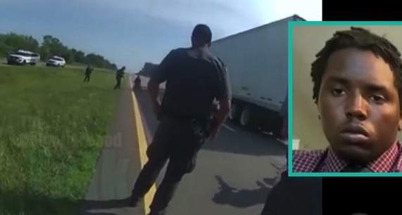 Body-Cam Footage Shows Moment Ex Officer Released K9 On Unarmed Black Man During Traffic Stop