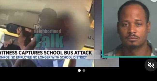 High School Employee Caught On Video Punching Student On School Bus Arrested For Assault