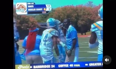 Atlanta High School Football Coach Arrested After He's Caught Punching A Player In The Stomach On Live TV