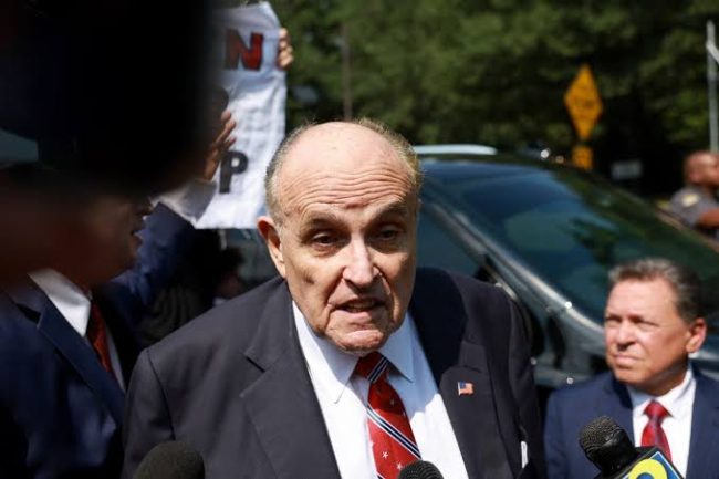 Ex Attorney Rudy Giuliani Mugshot Released