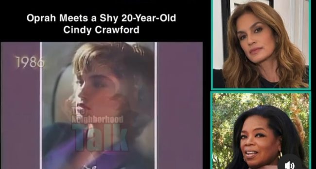 Cindy Crawford Calls Out Oprah Winfrey On Treating Her Like 'Chattel'