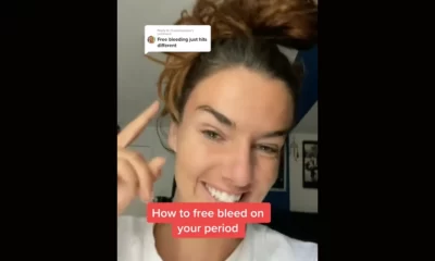 Ladies On TikTok Starts New Trend Called 'Free Bleeding' While On Period