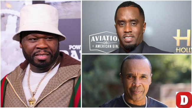 50 Cent Thinks Diddy’s The One Who S*xually Abused Boxer Sugar Ray Leonard: “Puffy Did It” 