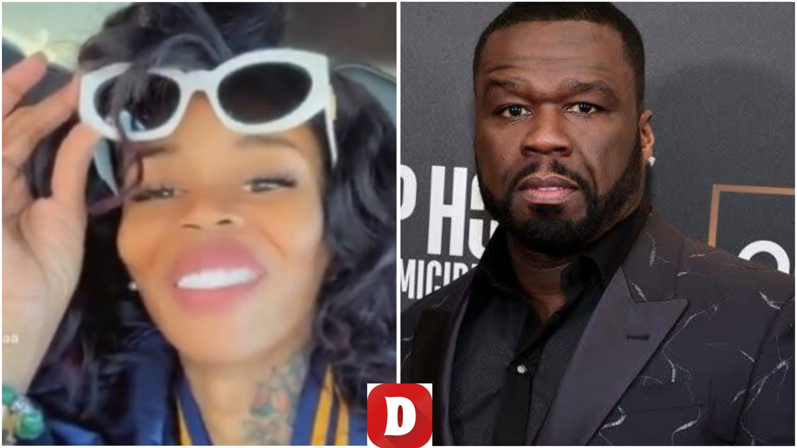 Tia Kemp & 50 Cent On Smooth Girl Magazine In Resurfaced 2009 Cover