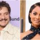 Pedro Pascal Stares And Admires Ciara On The 2024 SAG Awards Red Carpet