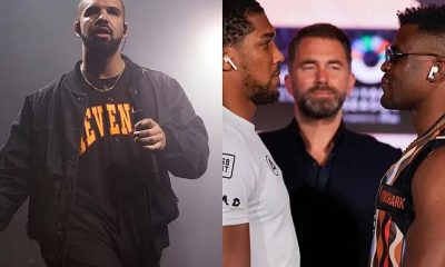 Drake Loses $615,000 After Betting On Ngannou To Win Joshua In Boxing Match