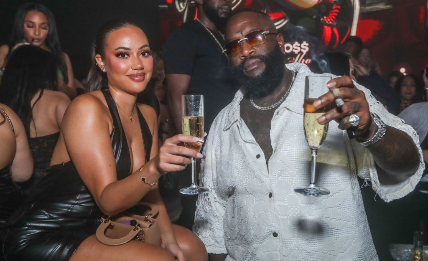 Rick Ross Shows Off His New Girlfriend At Miami Nightclub After Dumping Cristina Mackey