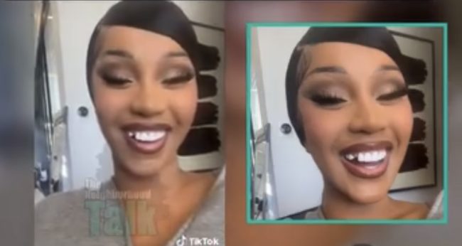 Cardi B Lost One Of Her Veneers While Eating A ‘Hard A** Bagel’