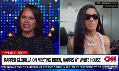 CNN Asks GloRilla If President Joe Biden & VP Kamala Harris Invited Her To The White House To Talk Politics Or Want Her Endorsement