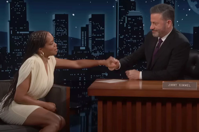 Jimmy Kimmel And Regina King Tear Up In First Interview Together Since The Passing Of Her Son
