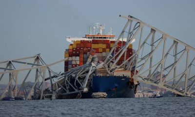 Baltimore's Francis Scot Key Bridge Collapses After Bring Struck By Large Container Ship