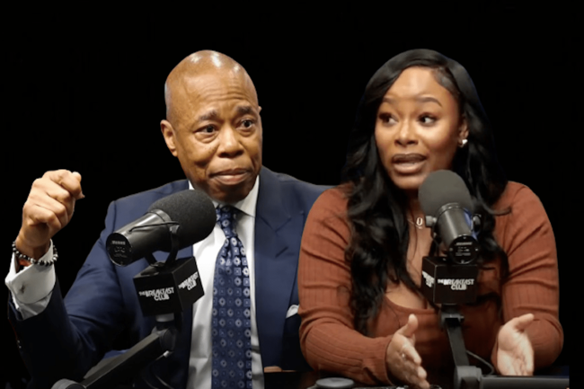 Eric Adams Gets Into Heated Debate With Olayemi Olurin On The Breakfast Club Over Killed NYPD Officer 