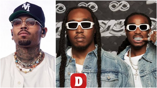 Chris Brown Name Drops Takeoff In New Diss Track ‘Weakest Link’, Says People Wished It Was Quavo Who Died Instead