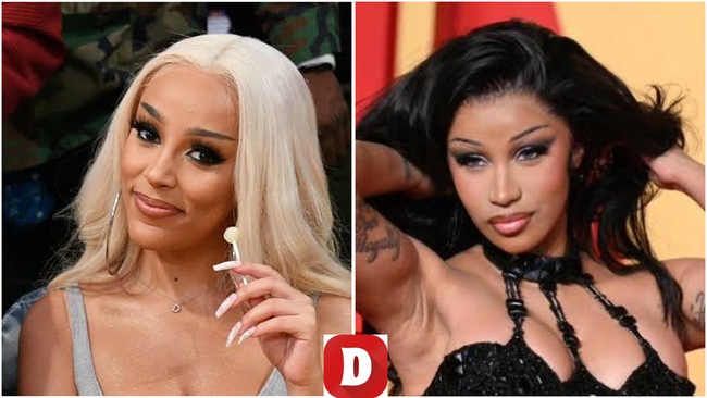 Doja Cat Names Drop Cardi B On New Track ‘Acknowledge Me’ From Deluxe Album: ‘Cartier On You But You Barking Like You Cardi B’