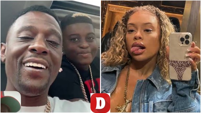 Boosie Badazz Caught His 15-Year-Old Son Ray Ray, Looking At Latto On His Phone