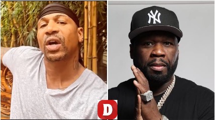 50 Cent Tells Stevie J ‘Hope You Get Past Security’ While Showing Off His Boxing Skills 