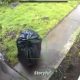 Man Shares Video Footage Of A Person Stealing A Package From His Home While Disguised As A Bag Of Trash