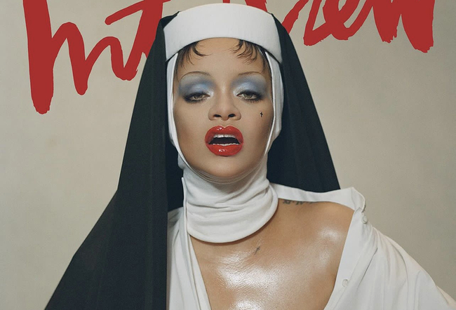 Rihanna Outrages Christians With Provocative & Blasphemous Shoot Dressed As A ‘Sexy Nun’