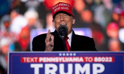 Man Displays Q Sign On His Phone During Donald Trump’s Rally At Pennsylvania In Viral Video