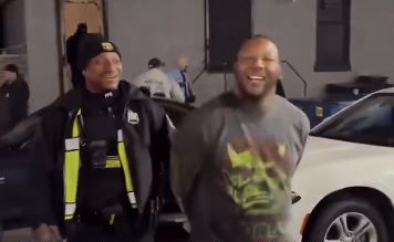 Philly Man Celebrates While Being Arrested By His Twin Brother