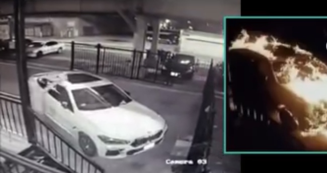 Video Shows Woman Set Her Lash-Tech's Vehicle On Fire For Not Being Able To Be Serviced 