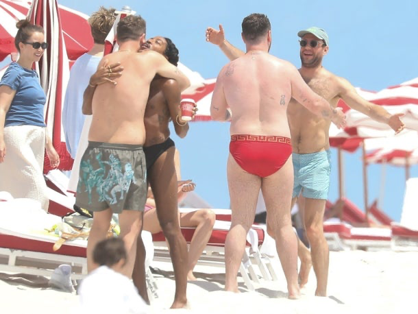 Sam Smith & New Black Boyfriend Spotted At The Beach