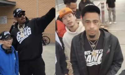 Gang Pulled Up To A School To Support A Kid Who Was Getting Bullied
