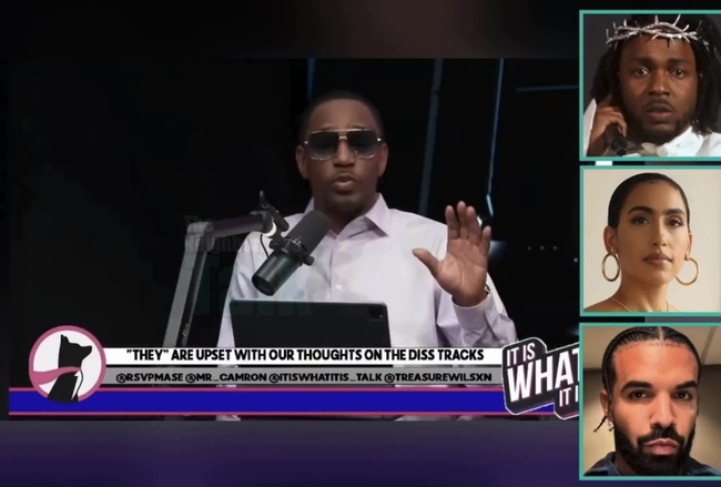 Cam'ron Calls Out Kendrick Lamar For Having A Half-White Wife But Attacking Drake For Being Half-White